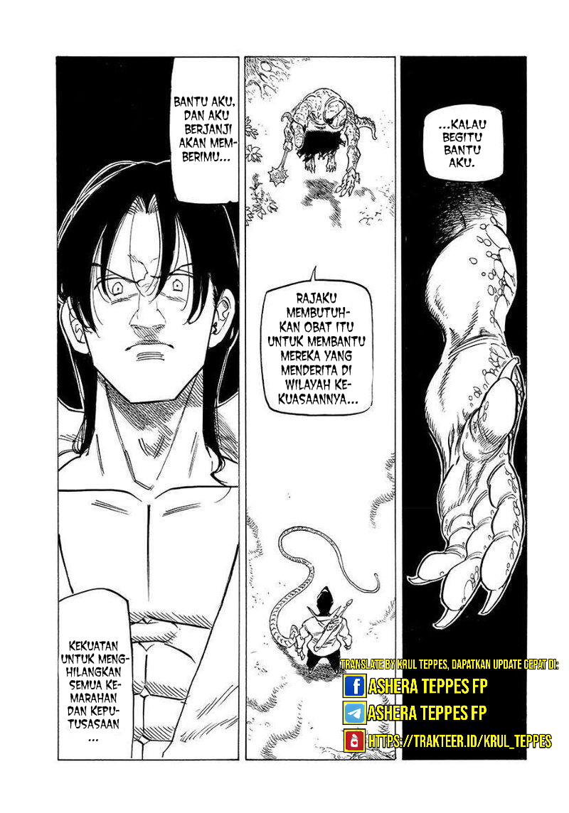 Halaman 11 dari Mokushiroku no Yonkishi Chapter 143
