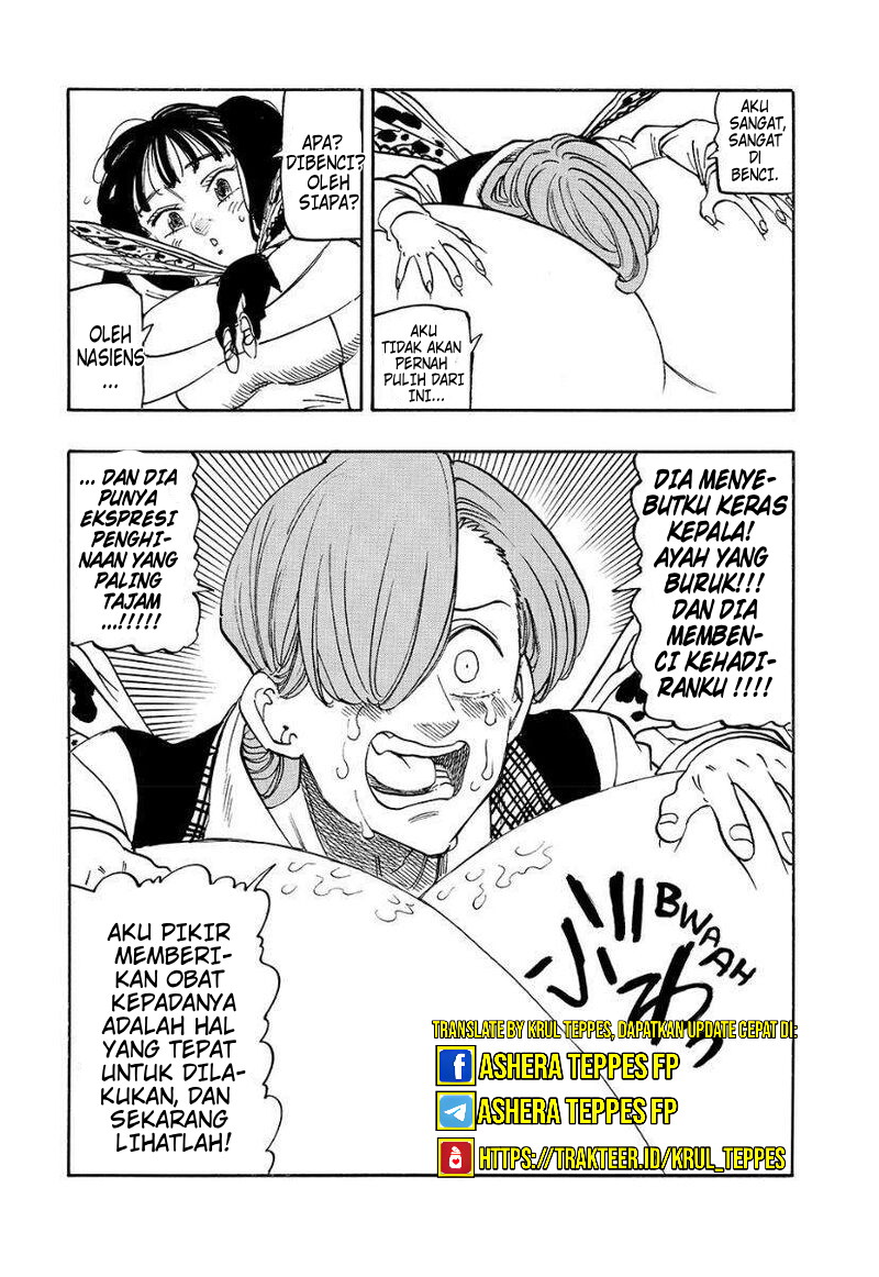 Halaman 15 dari Mokushiroku no Yonkishi Chapter 143