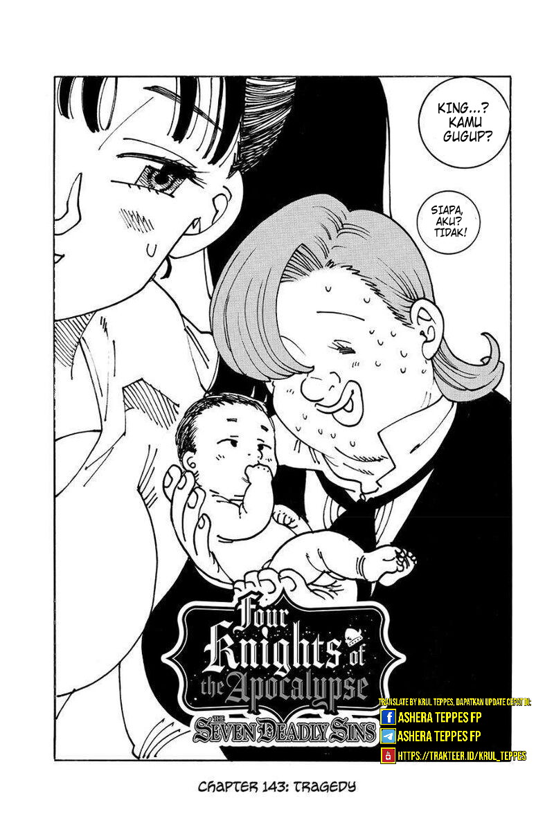 Halaman 3 dari Mokushiroku no Yonkishi Chapter 143
