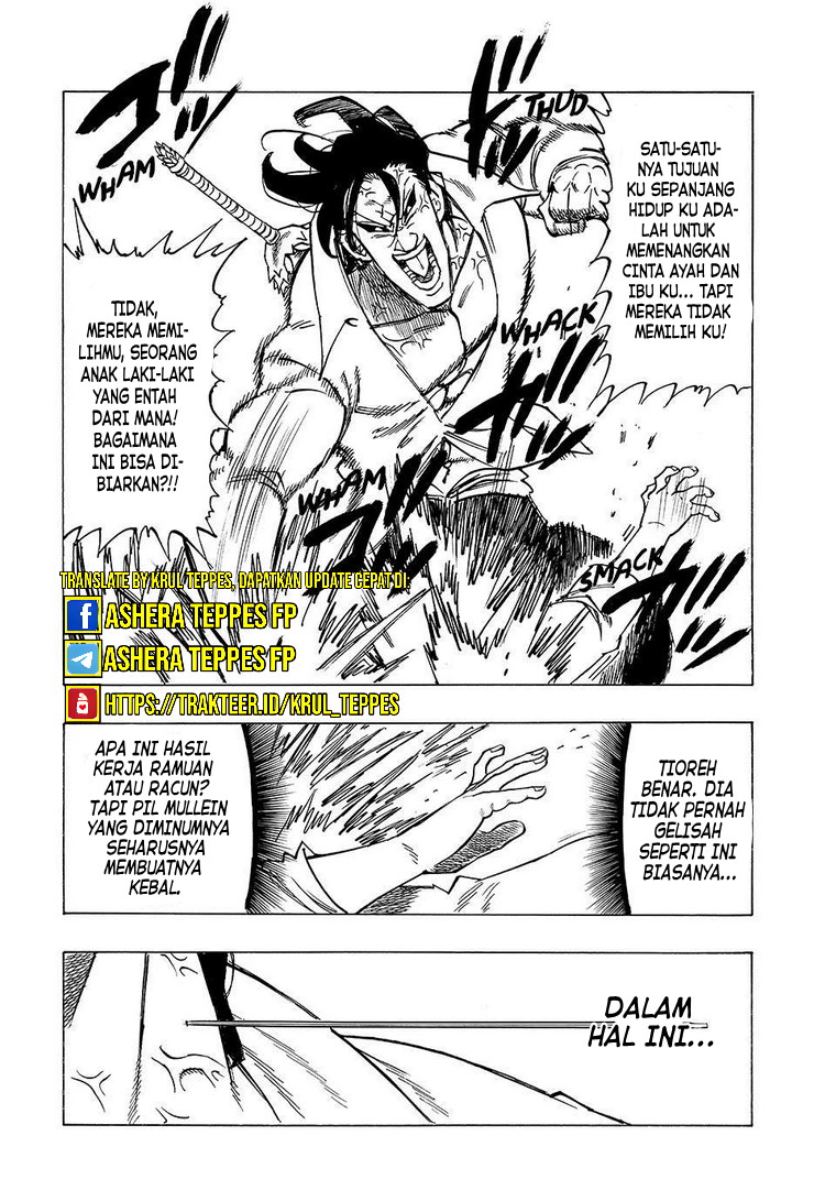 Halaman 8 dari Mokushiroku no Yonkishi Chapter 144