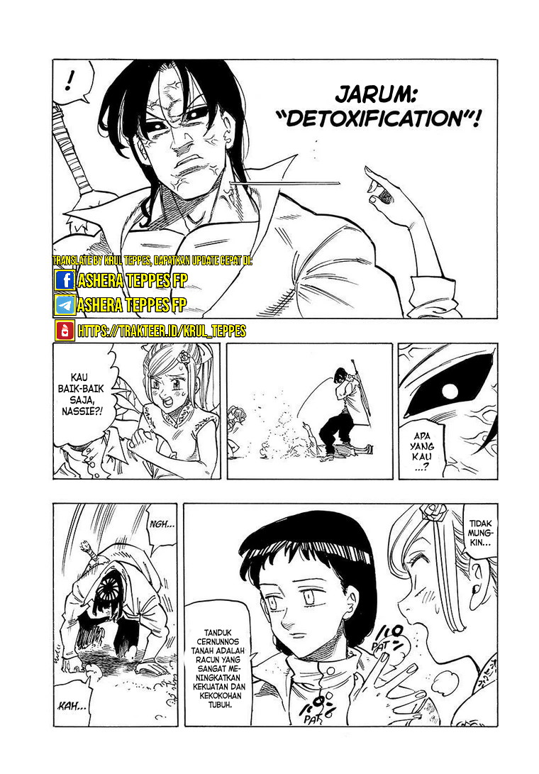 Halaman 9 dari Mokushiroku no Yonkishi Chapter 144