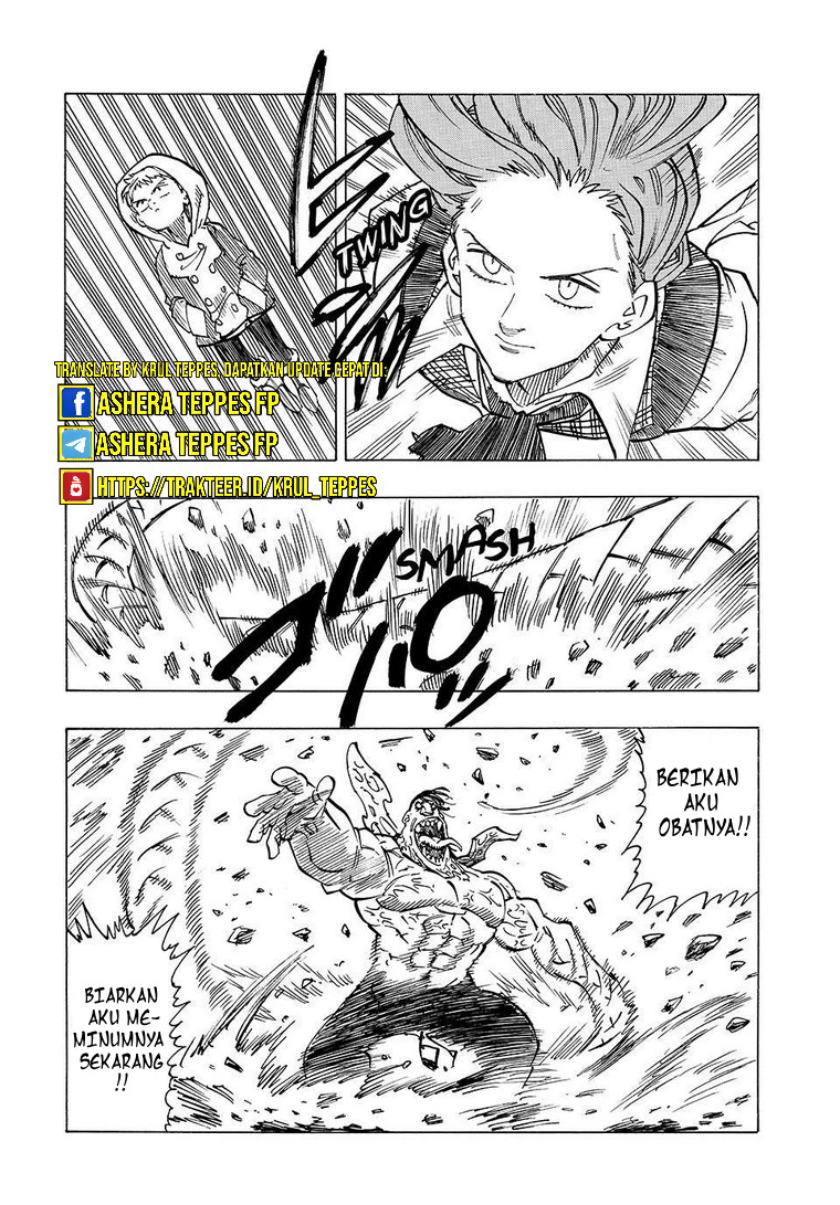 Halaman 10 dari Mokushiroku no Yonkishi Chapter 145
