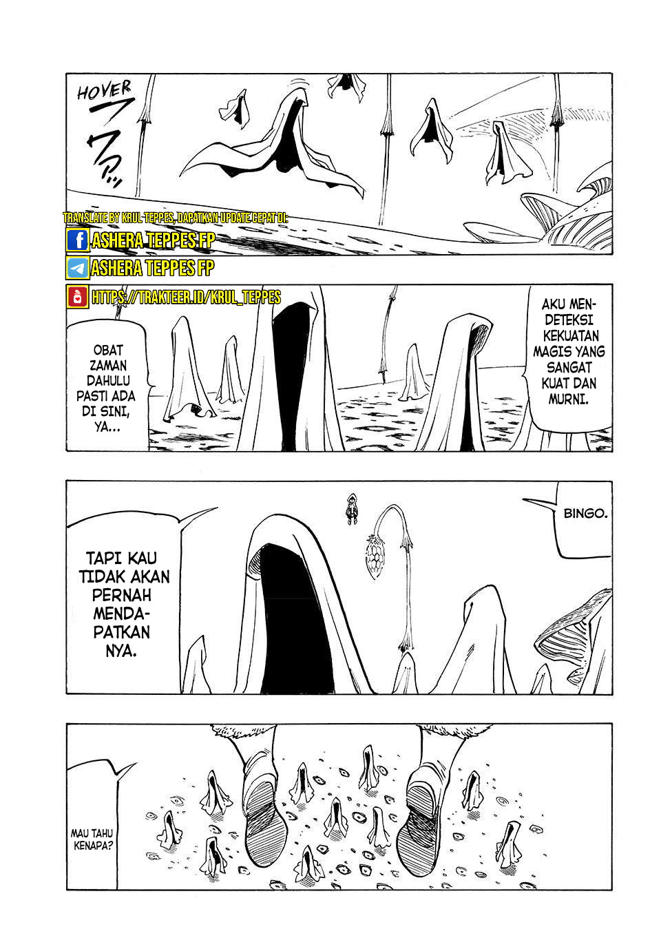 Halaman 21 dari Mokushiroku no Yonkishi Chapter 145