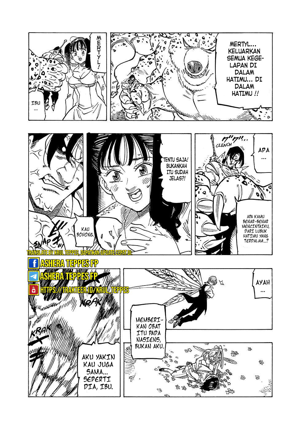 Halaman 5 dari Mokushiroku no Yonkishi Chapter 145