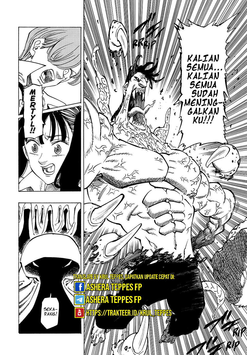 Halaman 6 dari Mokushiroku no Yonkishi Chapter 145