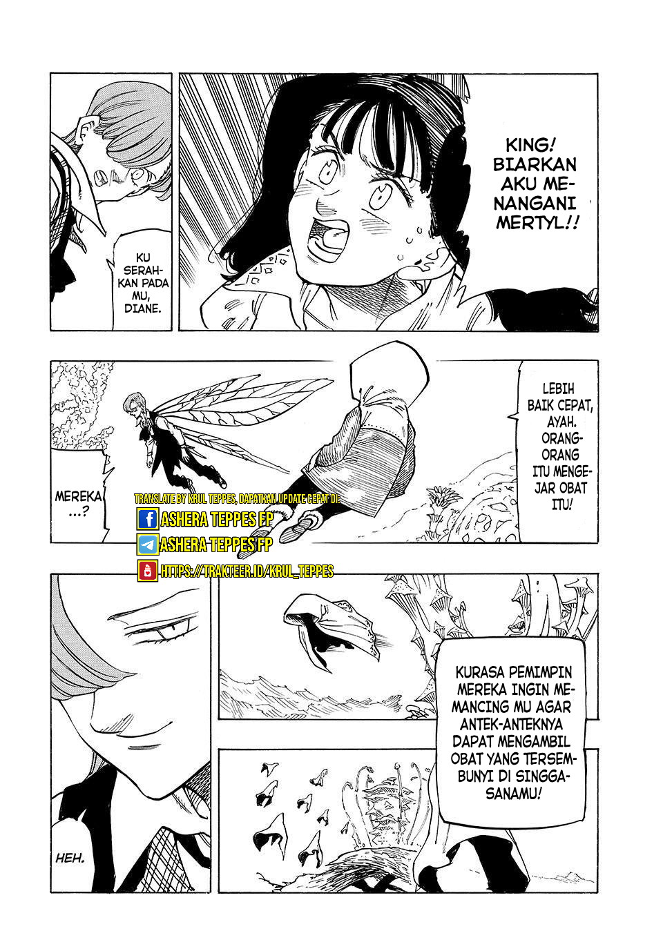 Halaman 8 dari Mokushiroku no Yonkishi Chapter 145