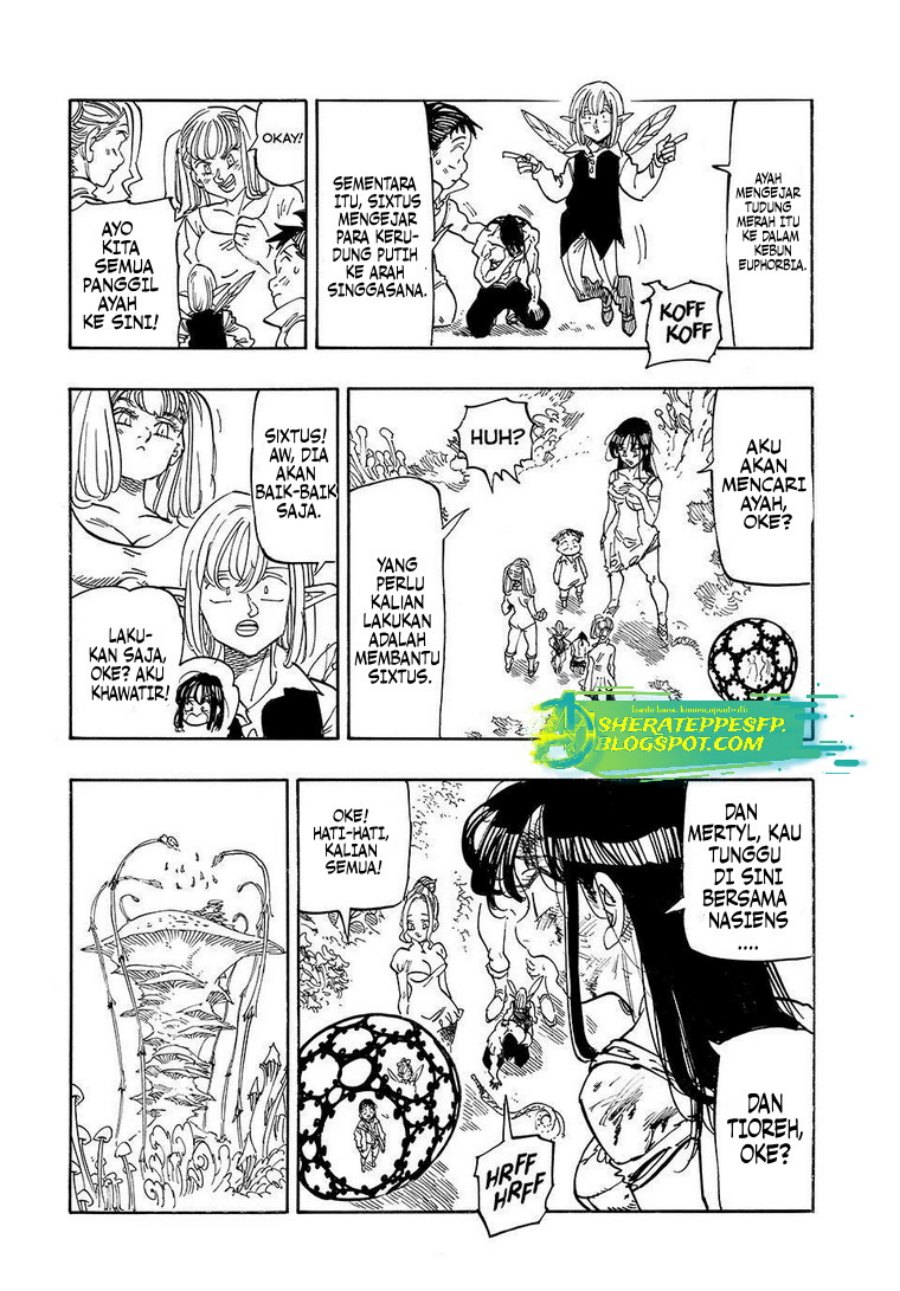 Halaman 10 dari Mokushiroku no Yonkishi Chapter 147