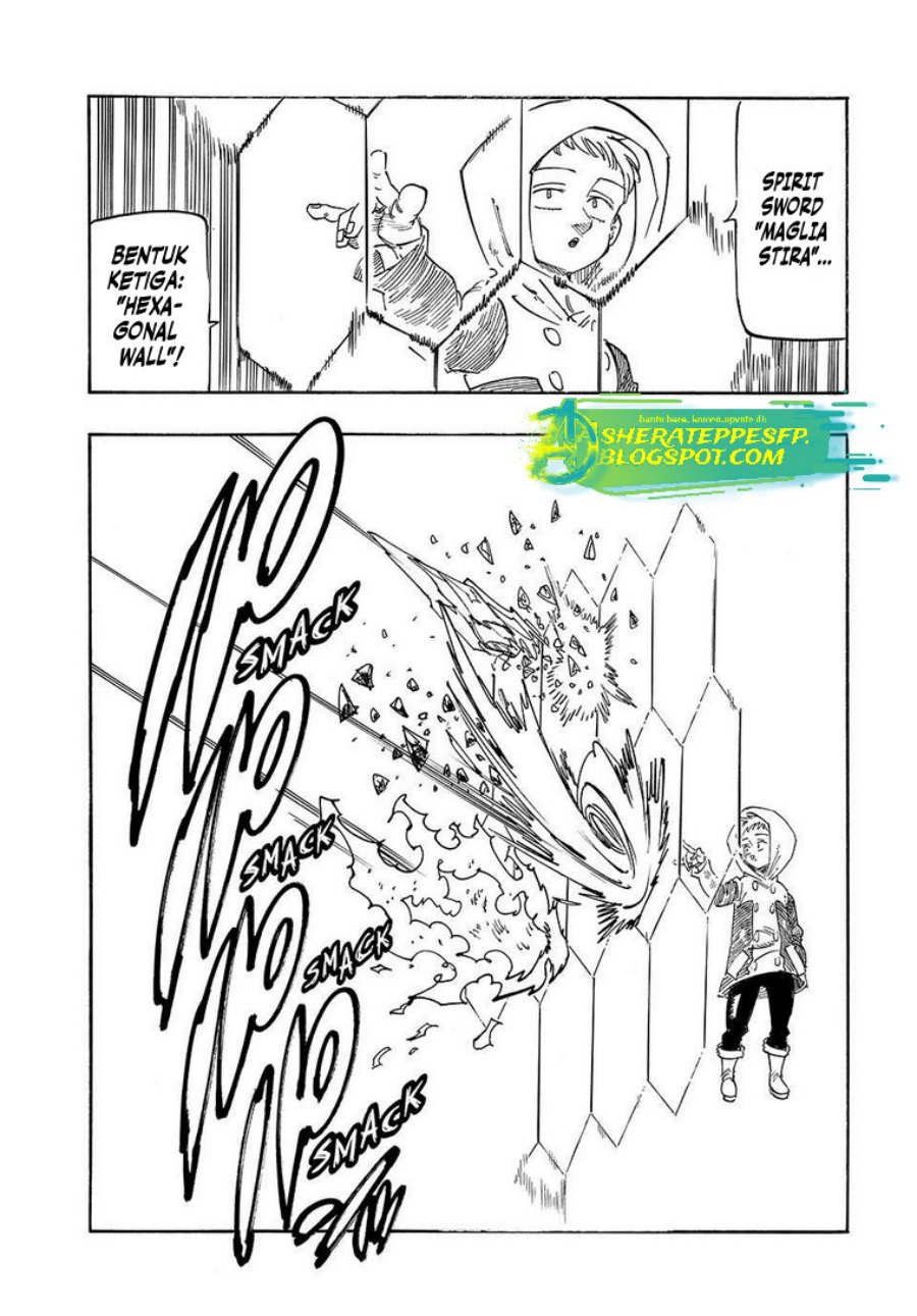Halaman 14 dari Mokushiroku no Yonkishi Chapter 147