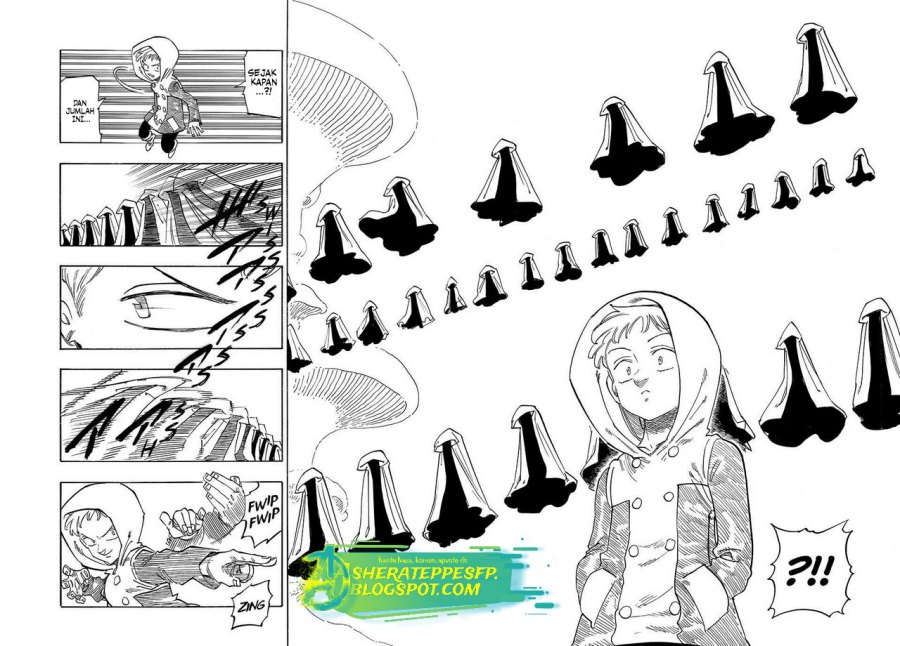 Halaman 18 dari Mokushiroku no Yonkishi Chapter 147