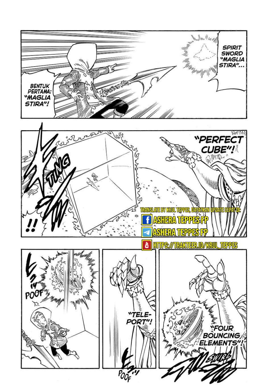Halaman 19 dari Mokushiroku no Yonkishi Chapter 147