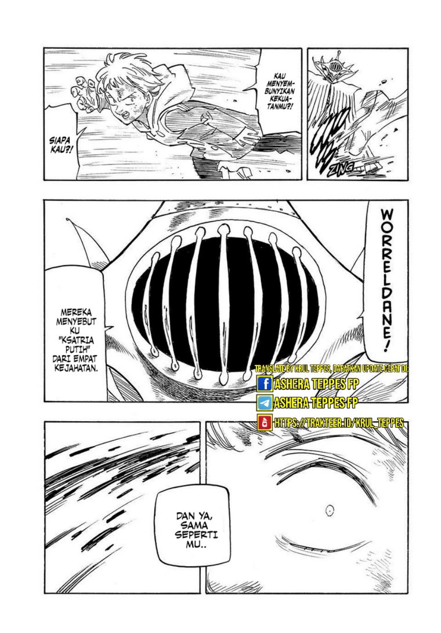 Halaman 22 dari Mokushiroku no Yonkishi Chapter 147