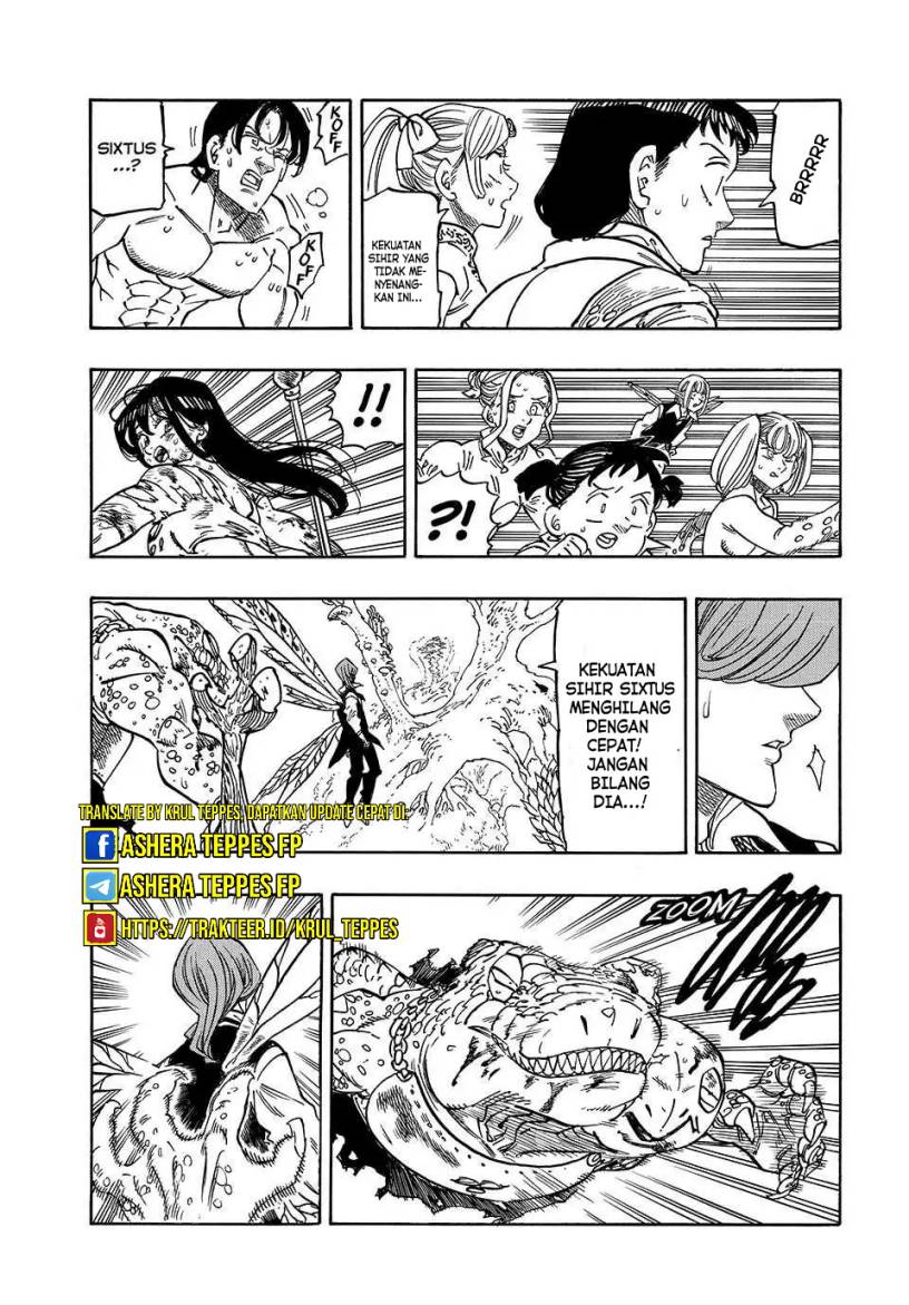 Halaman 5 dari Mokushiroku no Yonkishi Chapter 148