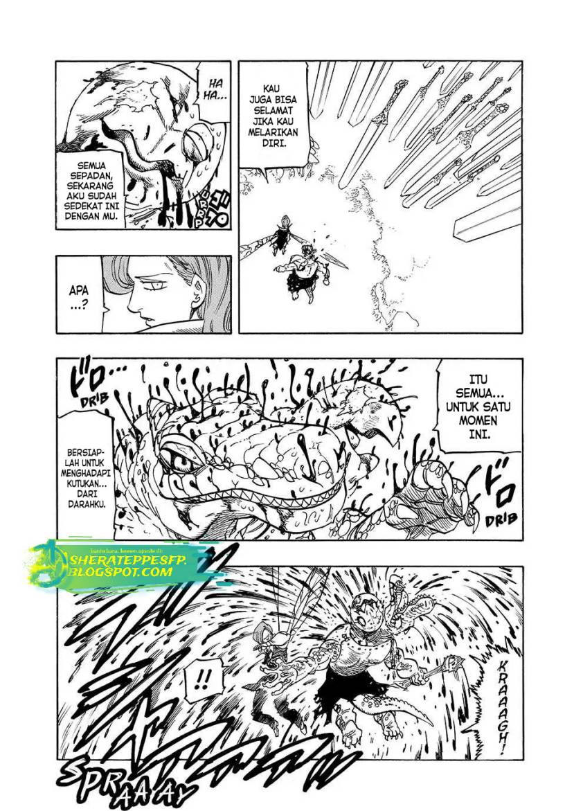 Halaman 7 dari Mokushiroku no Yonkishi Chapter 148