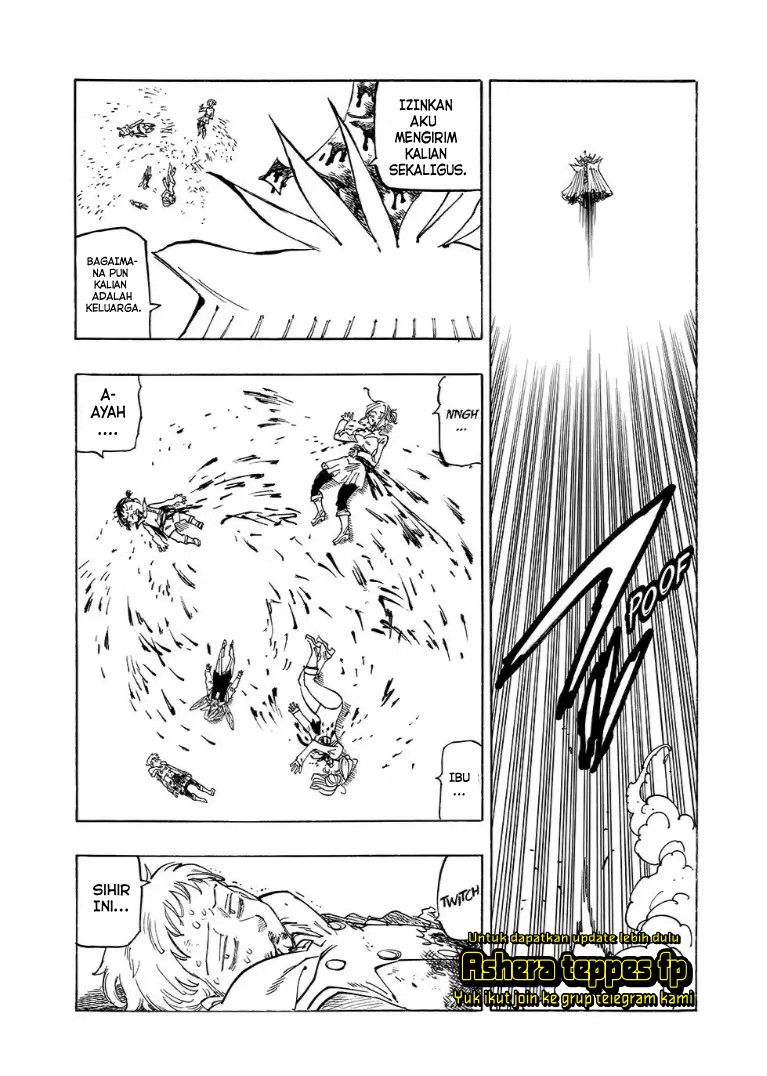 Halaman 15 dari Mokushiroku no Yonkishi Chapter 149