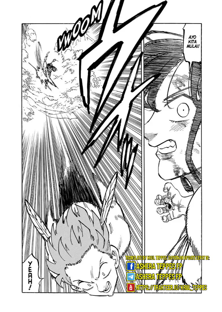 Halaman 17 dari Mokushiroku no Yonkishi Chapter 149