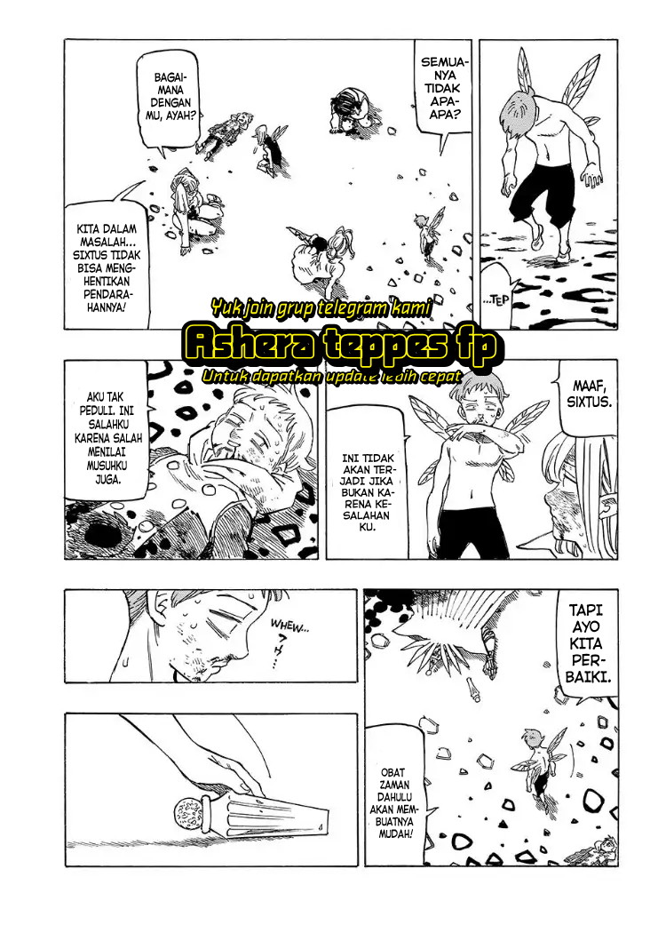 Halaman 15 dari Mokushiroku no Yonkishi Chapter 150