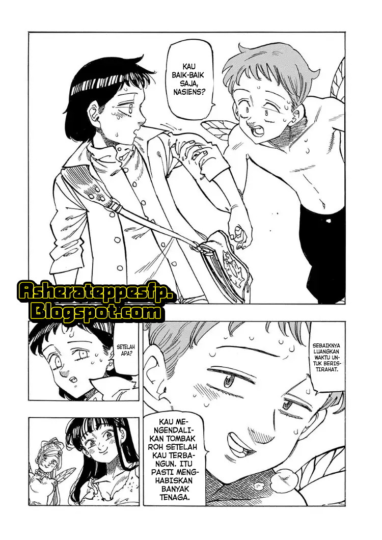 Halaman 7 dari Mokushiroku no Yonkishi Chapter 151
