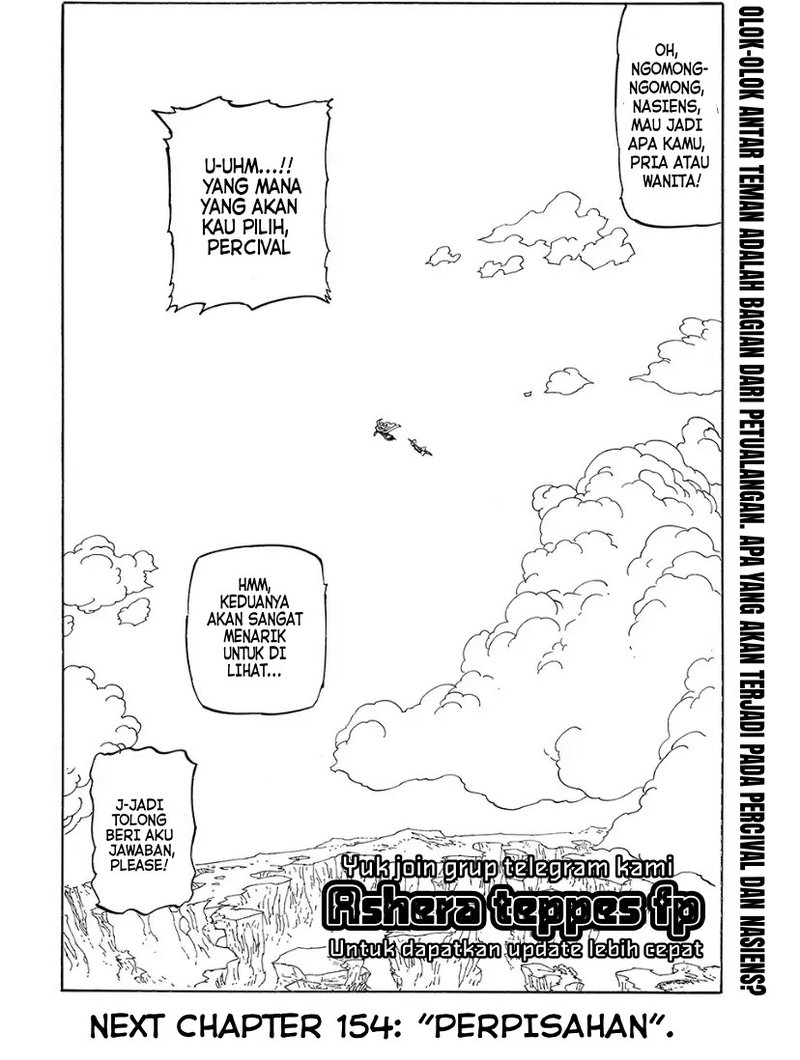 Halaman 13 dari Mokushiroku no Yonkishi Chapter 153