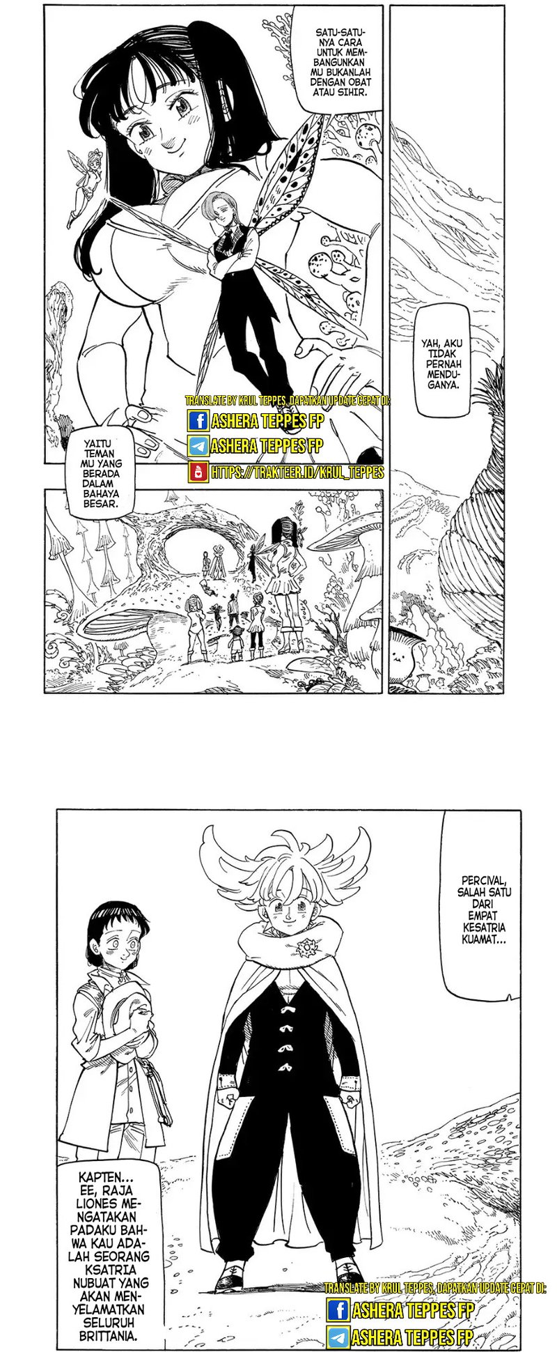 Halaman 2 dari Mokushiroku no Yonkishi Chapter 153