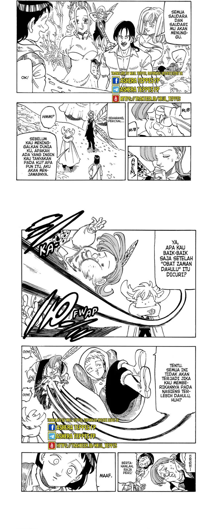 Halaman 6 dari Mokushiroku no Yonkishi Chapter 153