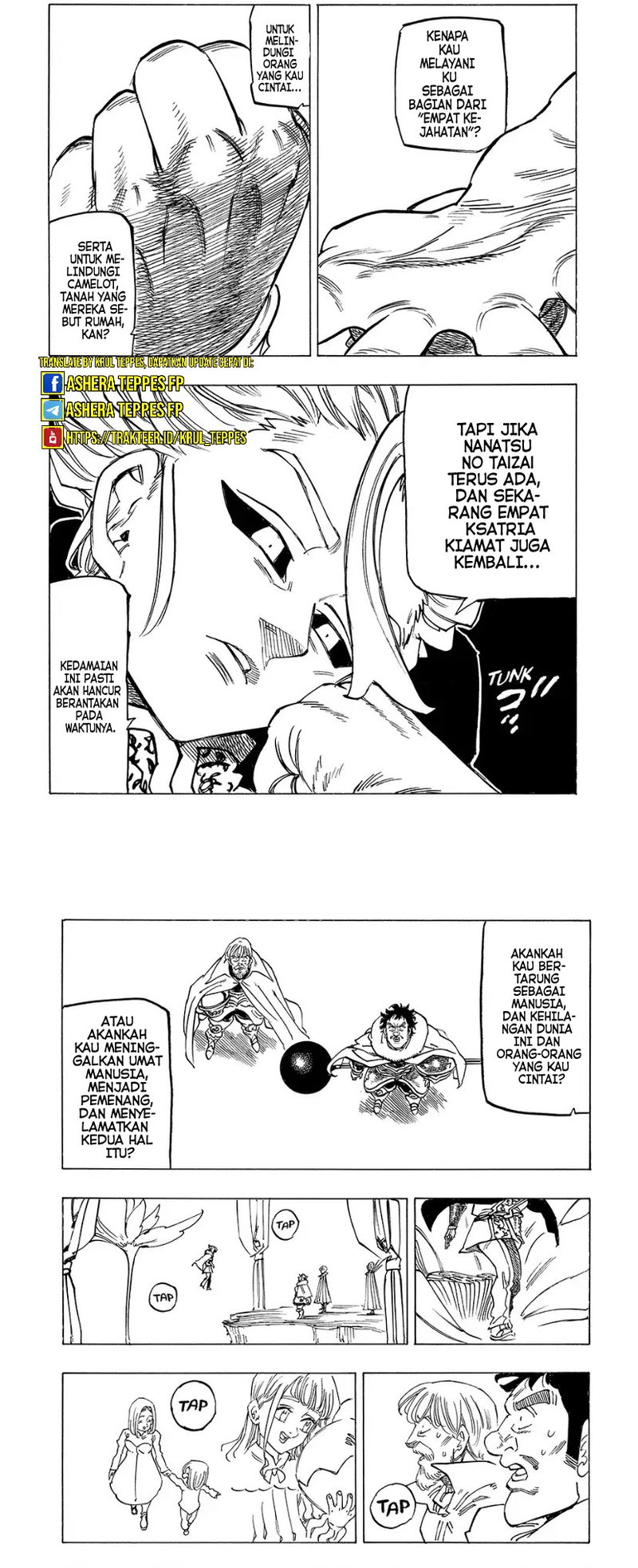 Halaman 10 dari Mokushiroku no Yonkishi Chapter 154