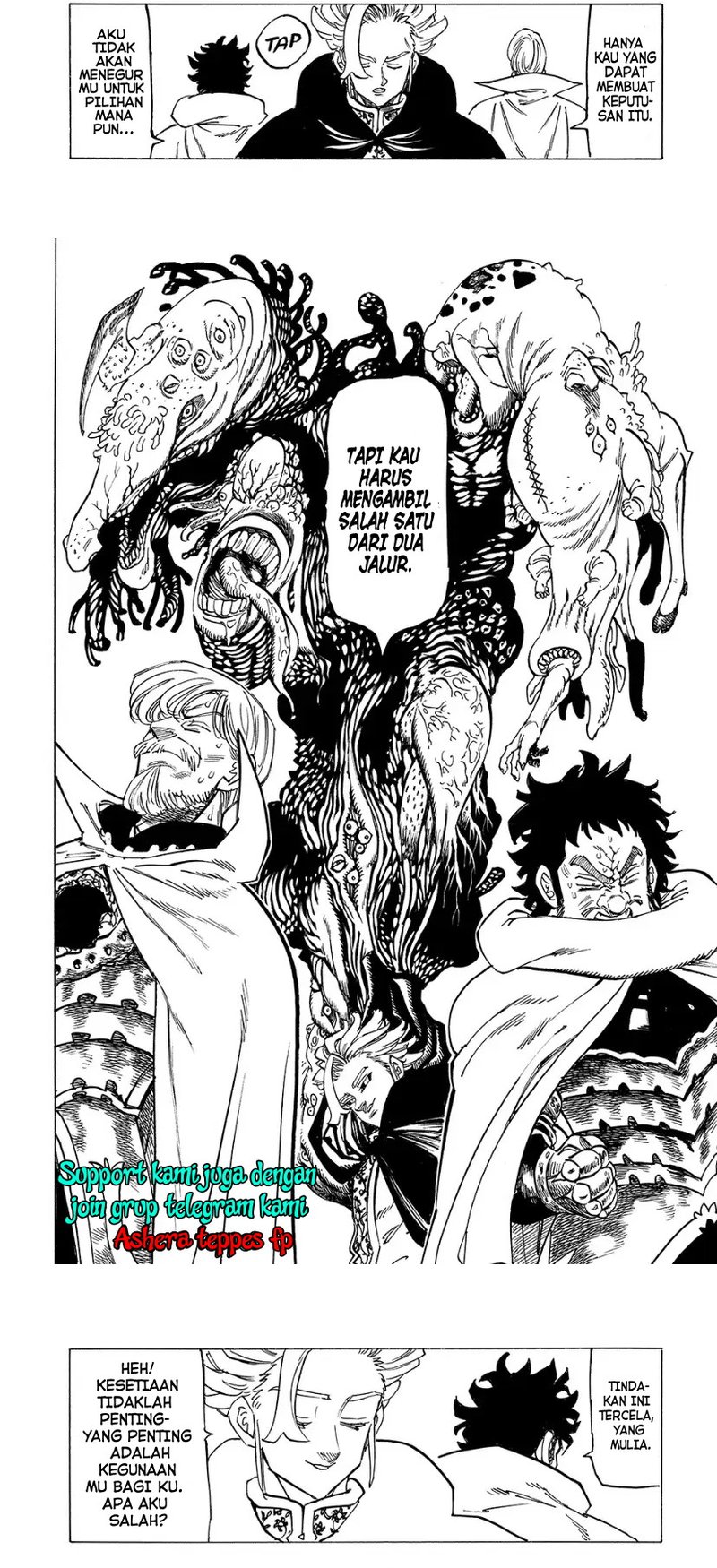 Halaman 11 dari Mokushiroku no Yonkishi Chapter 154