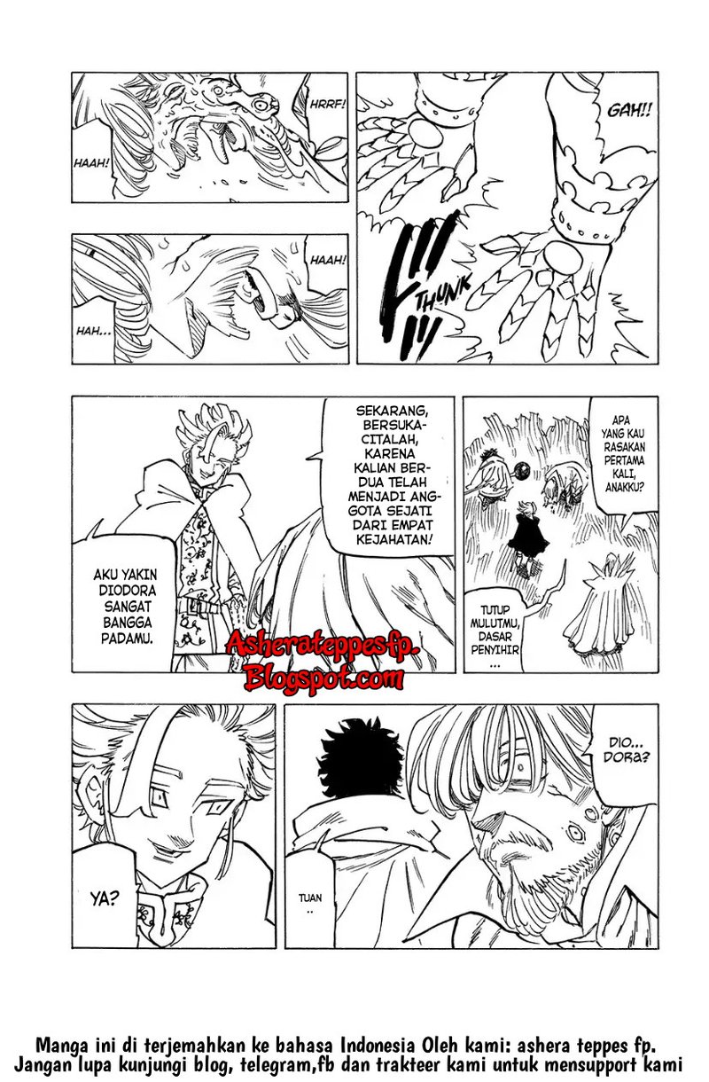 Halaman 13 dari Mokushiroku no Yonkishi Chapter 154