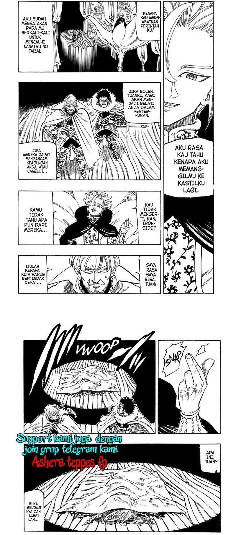Halaman 2 dari Mokushiroku no Yonkishi Chapter 154