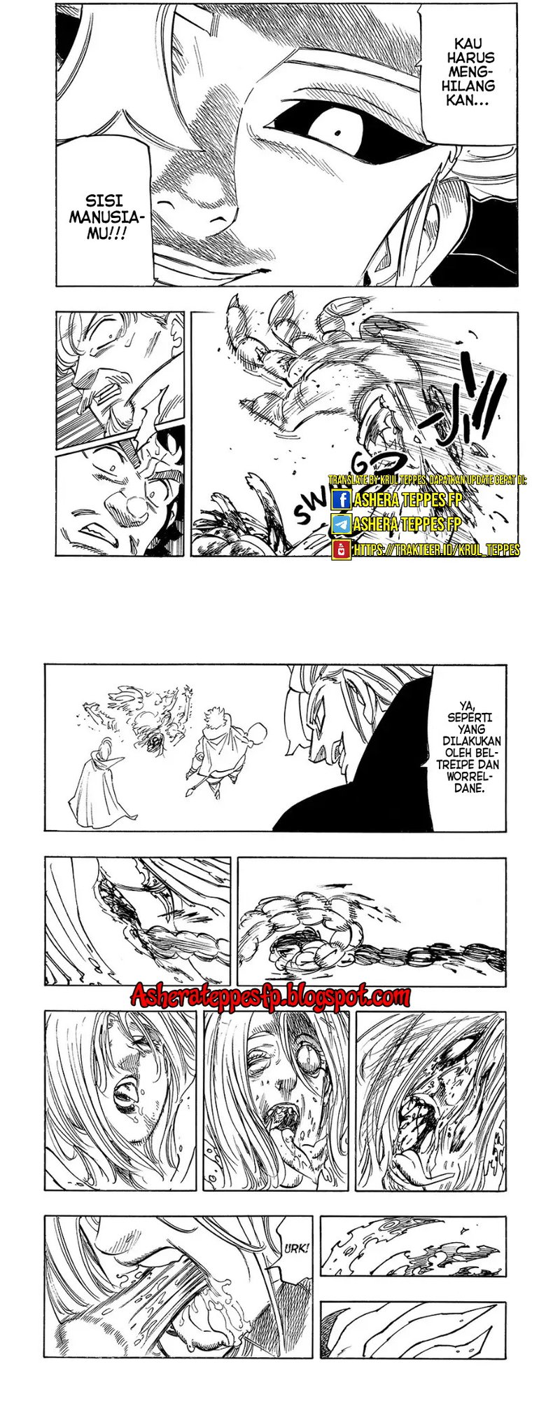 Halaman 5 dari Mokushiroku no Yonkishi Chapter 154