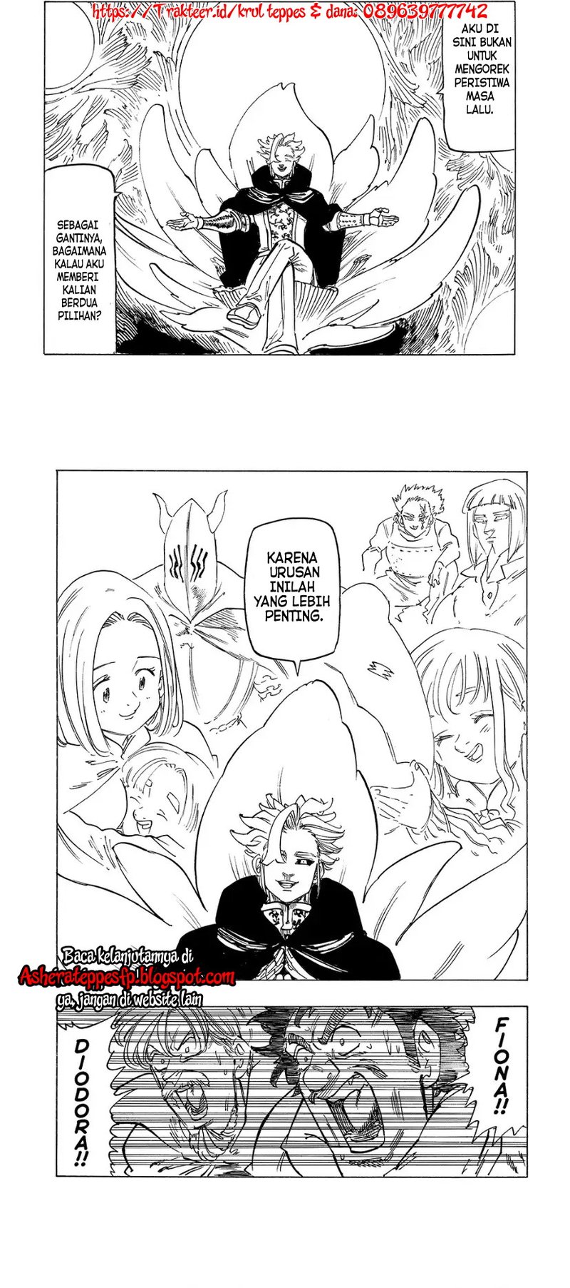 Halaman 9 dari Mokushiroku no Yonkishi Chapter 154