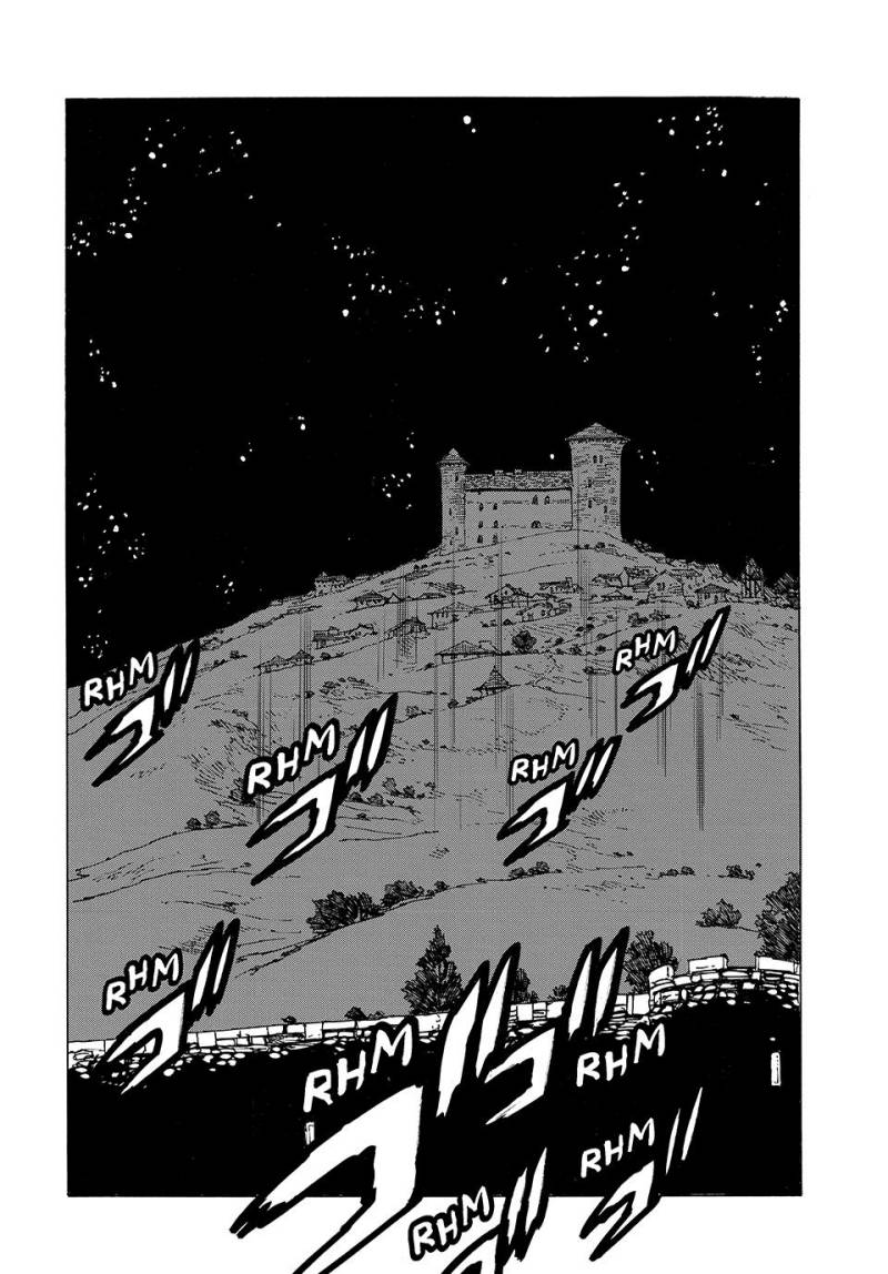 Halaman 38 dari Mokushiroku no Yonkishi Chapter 156