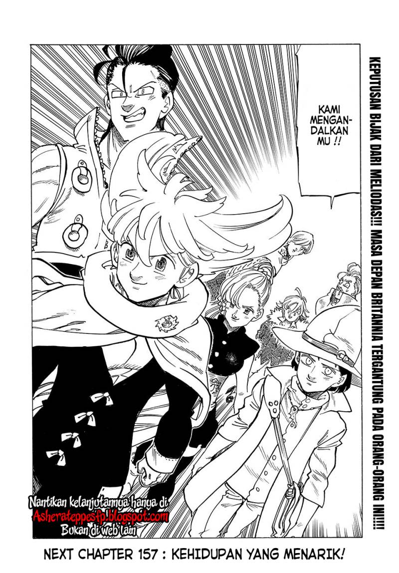 Halaman 44 dari Mokushiroku no Yonkishi Chapter 156