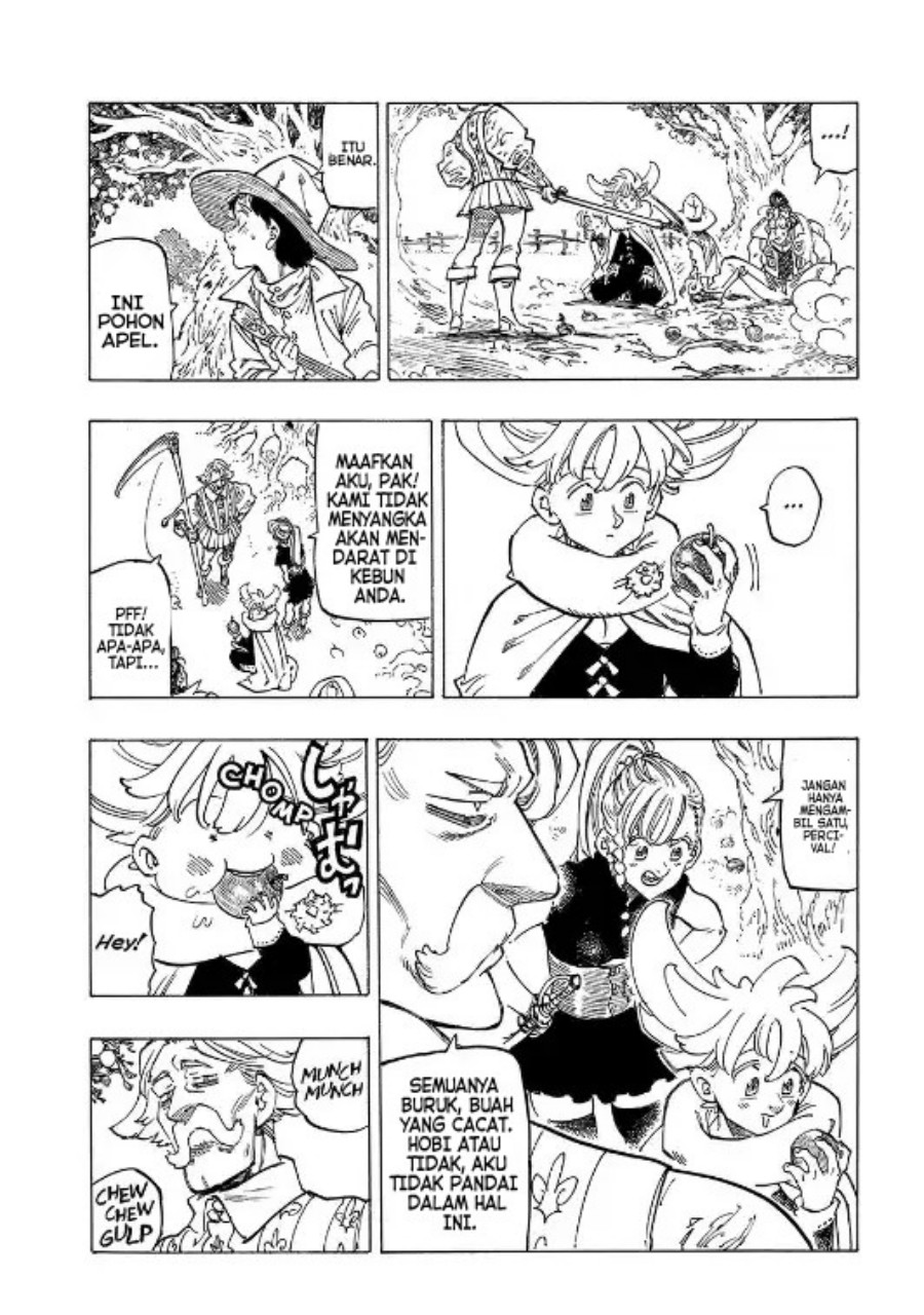 Halaman 15 dari Mokushiroku no Yonkishi Chapter 157