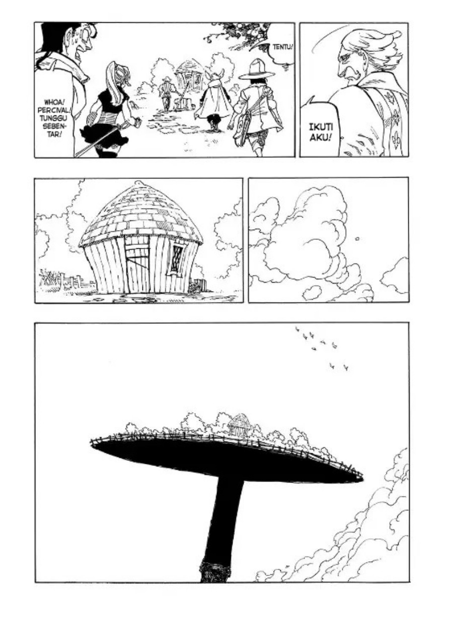 Halaman 18 dari Mokushiroku no Yonkishi Chapter 157