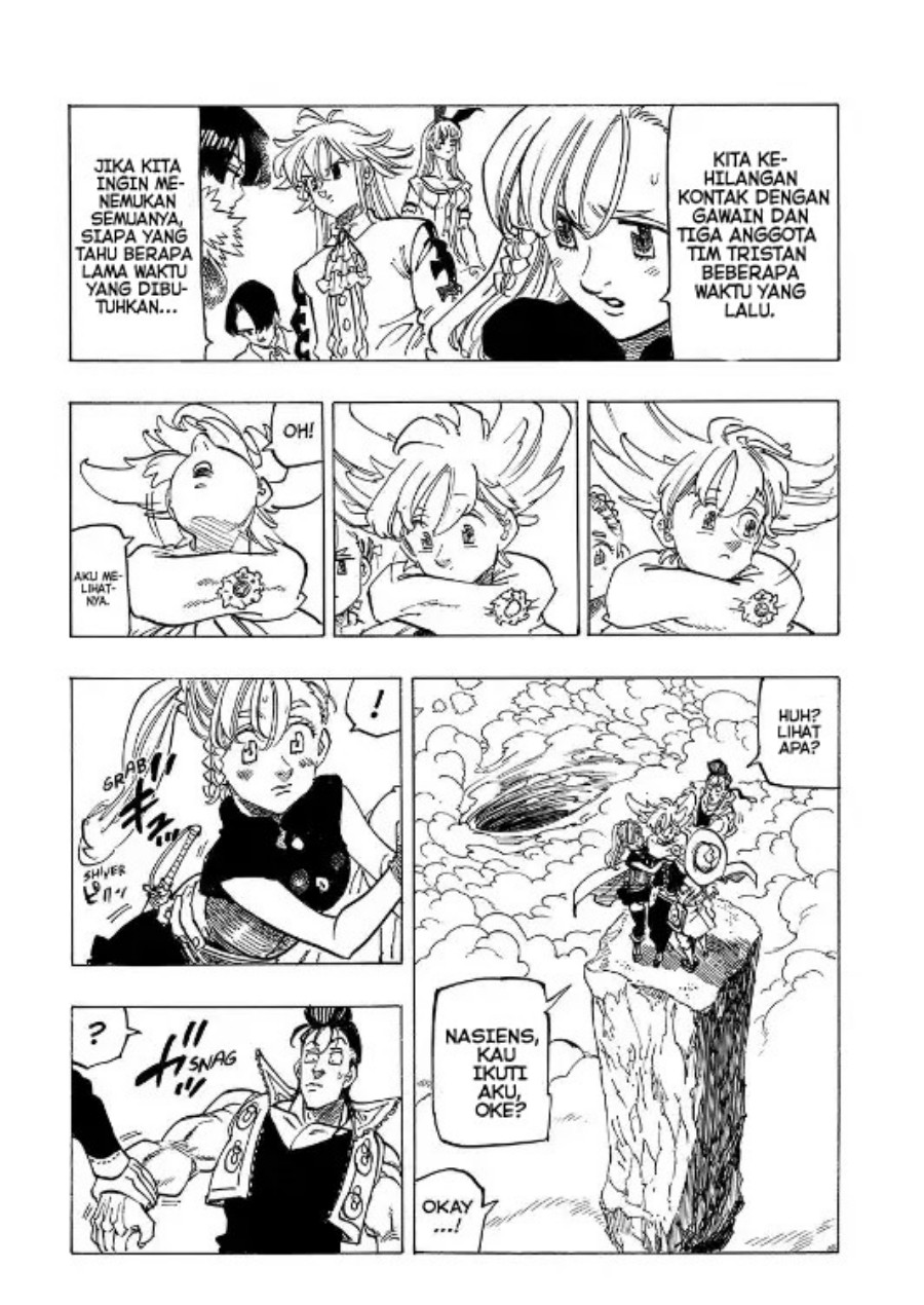 Halaman 9 dari Mokushiroku no Yonkishi Chapter 157