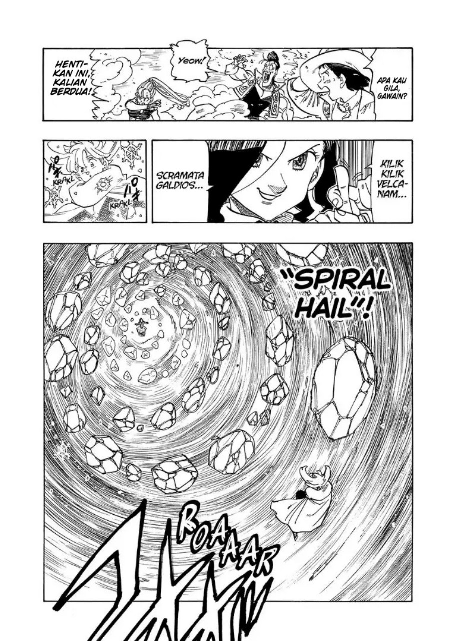 Halaman 12 dari Mokushiroku no Yonkishi Chapter 158
