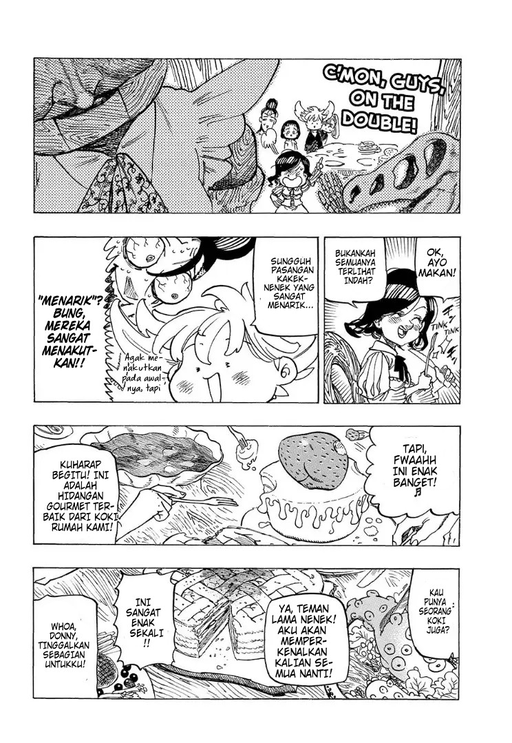 Halaman 11 dari Mokushiroku no Yonkishi Chapter 159