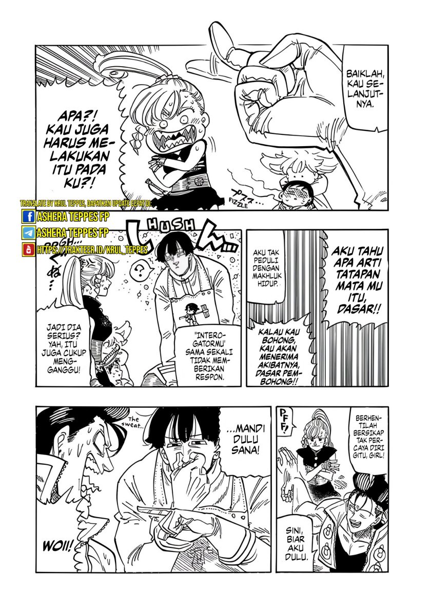 Halaman 13 dari Mokushiroku no Yonkishi Chapter 160