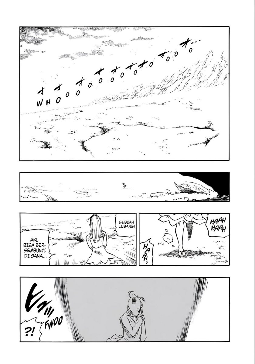 Halaman 15 dari Mokushiroku no Yonkishi Chapter 160