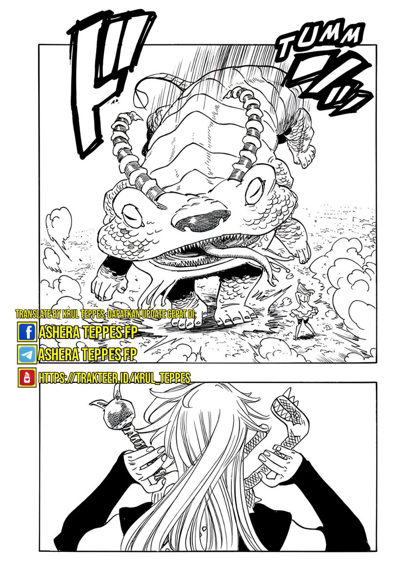 Halaman 16 dari Mokushiroku no Yonkishi Chapter 160