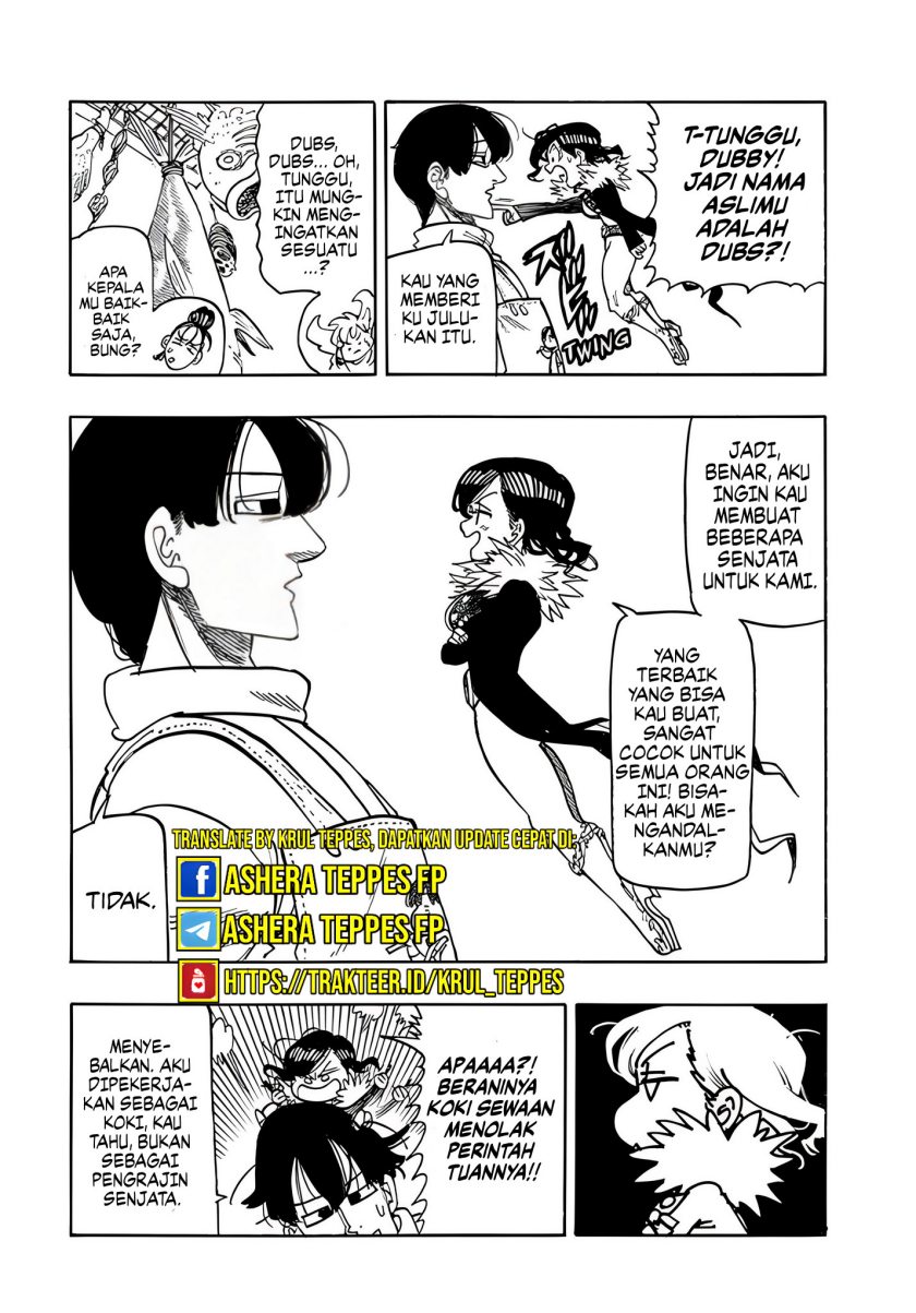 Halaman 9 dari Mokushiroku no Yonkishi Chapter 160