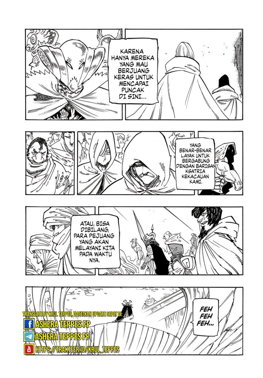 Halaman 19 dari Mokushiroku no Yonkishi Chapter 161