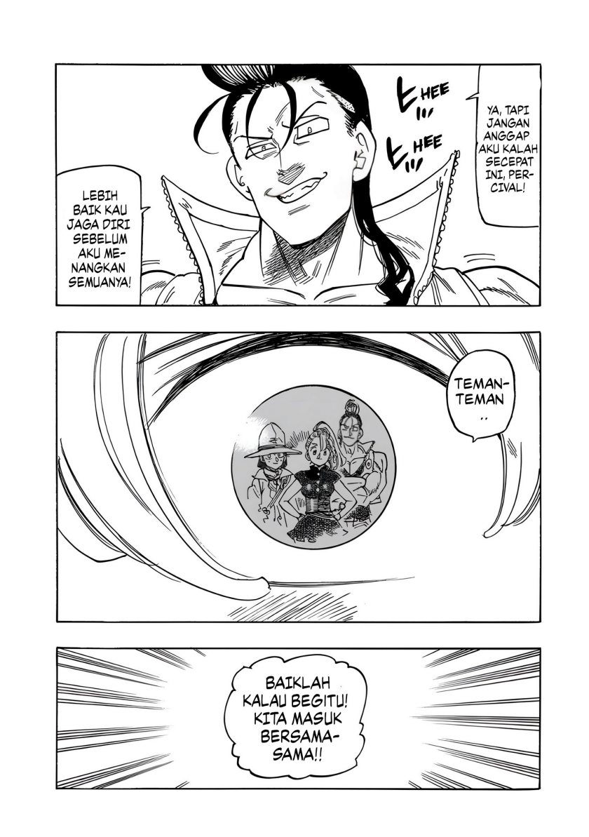 Halaman 11 dari Mokushiroku no Yonkishi Chapter 162