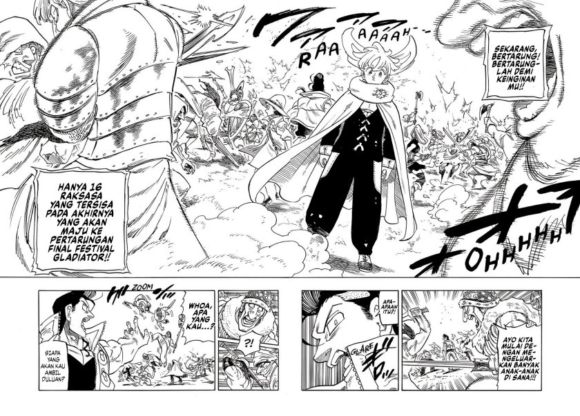Halaman 14 dari Mokushiroku no Yonkishi Chapter 162