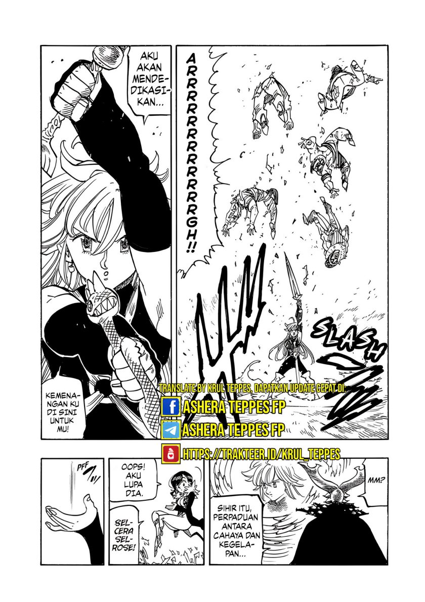 Halaman 16 dari Mokushiroku no Yonkishi Chapter 162