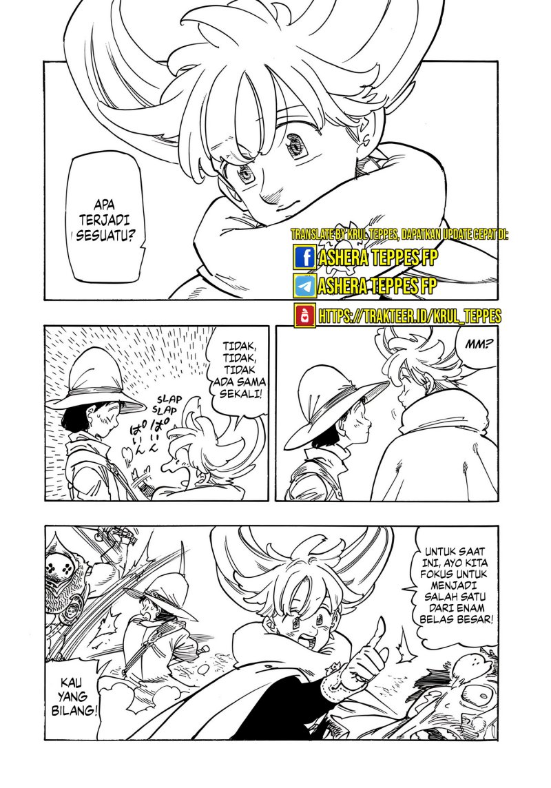 Halaman 11 dari Mokushiroku no Yonkishi Chapter 163