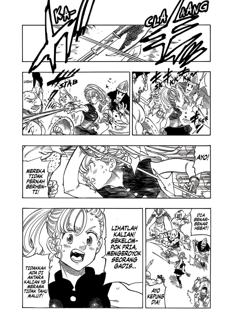 Halaman 12 dari Mokushiroku no Yonkishi Chapter 163