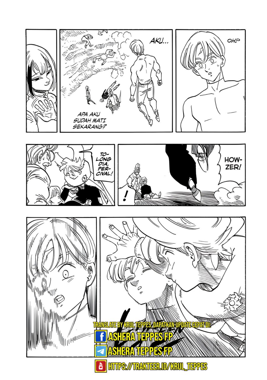 Halaman 15 dari Mokushiroku no Yonkishi Chapter 164
