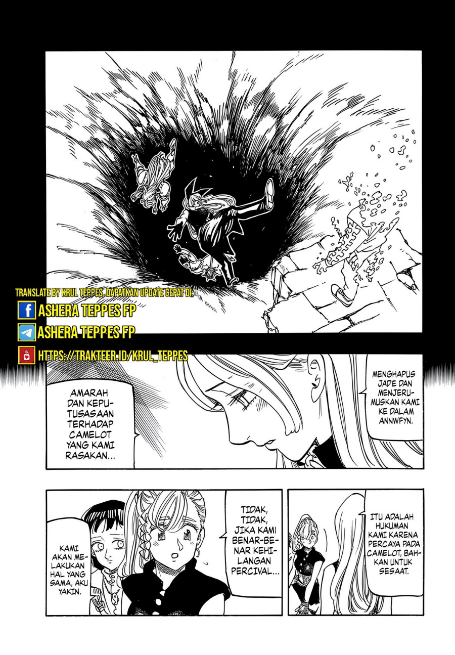Halaman 17 dari Mokushiroku no Yonkishi Chapter 165