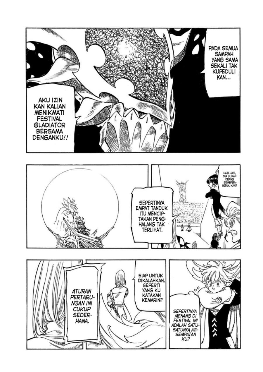 Halaman 10 dari Mokushiroku no Yonkishi Chapter 167